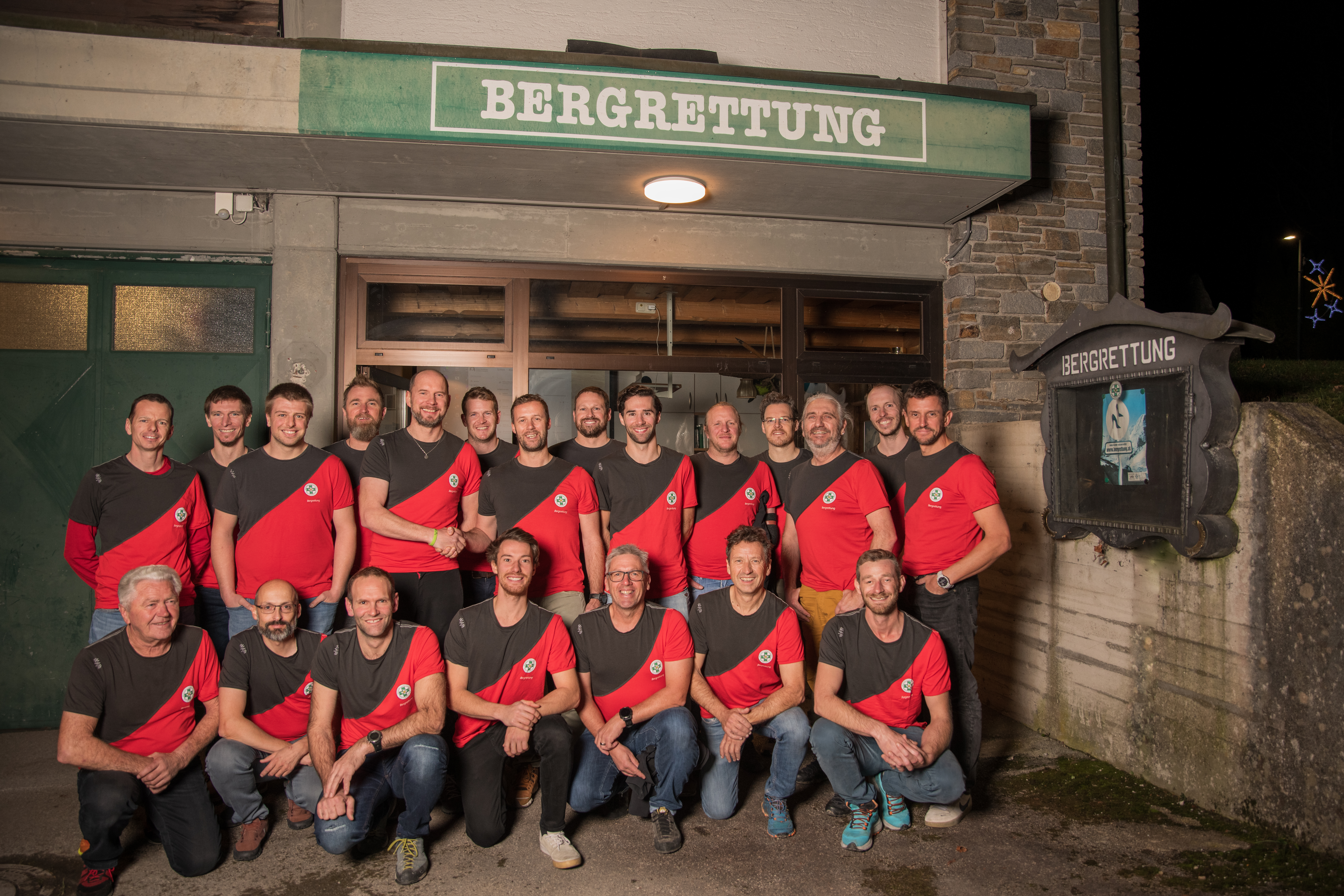 Mannschaft der Bergrettung Scheffau-Söllandl 2024